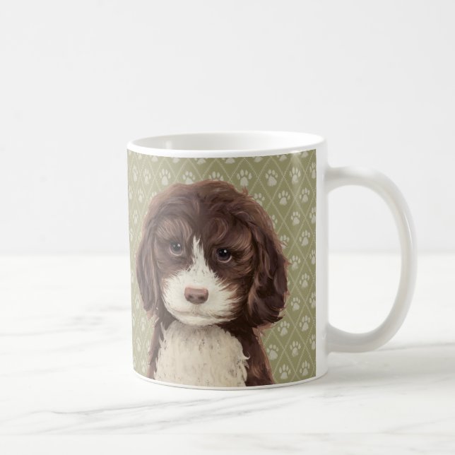 Mug Peintures pour chiens de labradoodle / Loisirs de  (Droite)