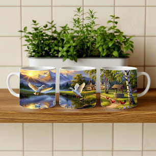 Mug Pekin Canards Peinture numérique Conception de env
