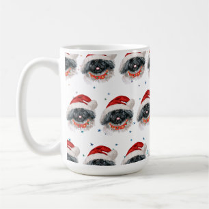 Mug Pekingese Chien race Étoiles de Noël