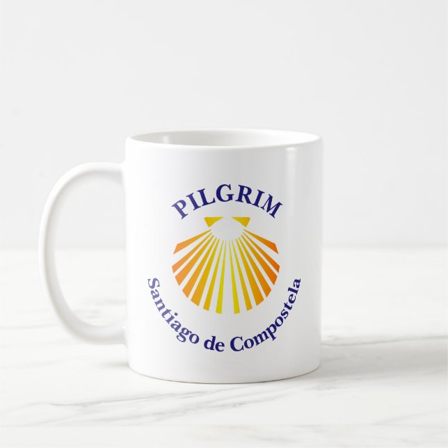 Mug Pèlerin de Santiago de Compostella (Gauche)