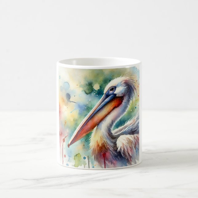 Mug Pelican in Serenity 210724AREF108 - Watercolor (Centre)