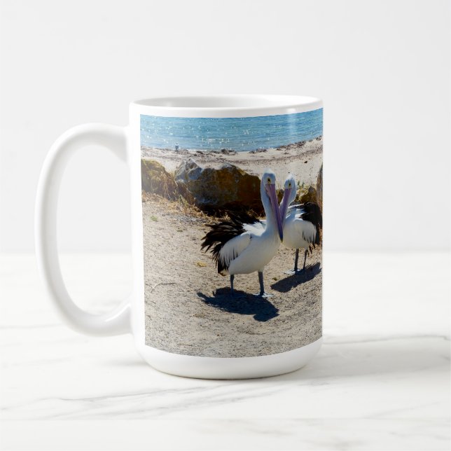 Mug Pélicans Amoureux, (Gauche)