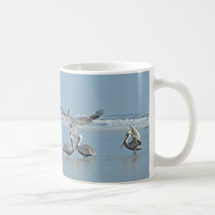 Mug Pélicans sur la plage