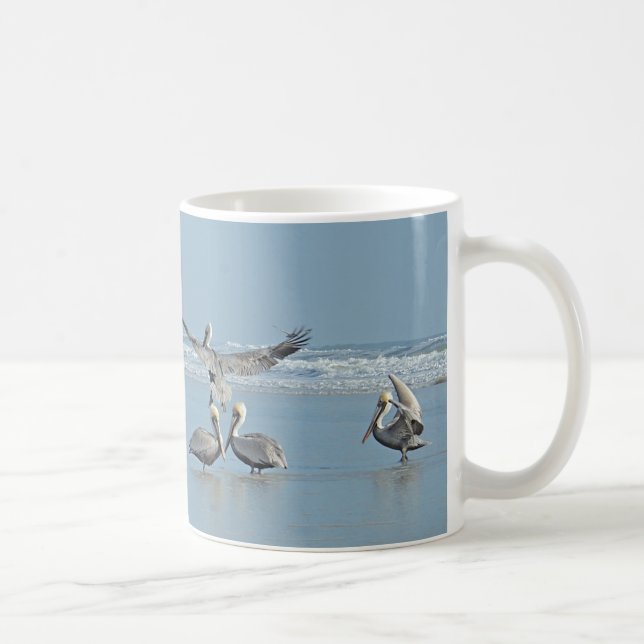 Mug Pélicans sur la plage (Droite)