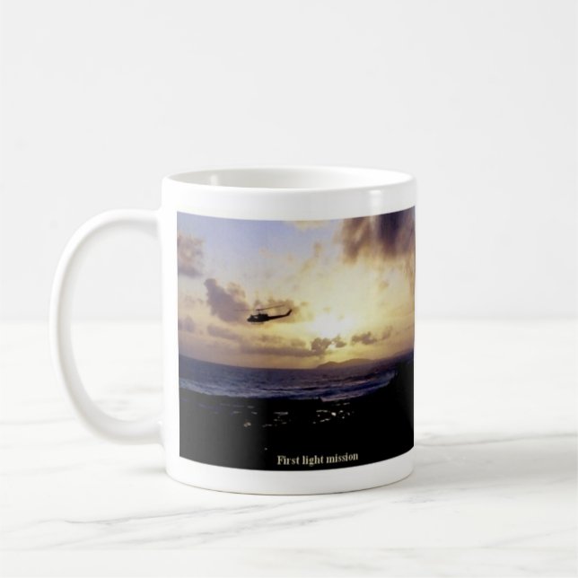 Mug Pelotons bleus de fantôme - ascenseur (Gauche)