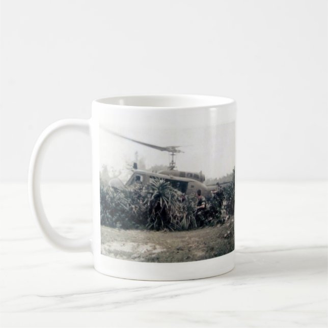 Mug Pelotons bleus de fantôme - ascenseur et bleus (Gauche)