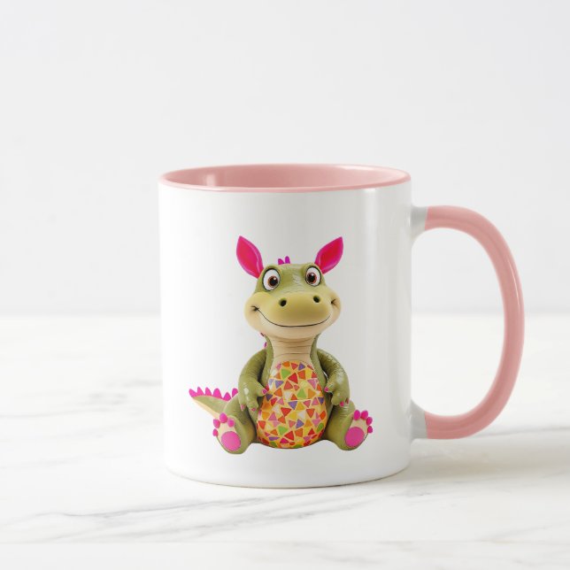 Mug Peluche d'un dinosaure tout mignon. (Droite)