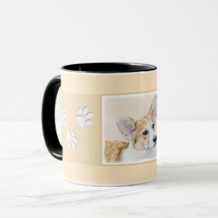 Mug Pembroke Welsh Corgi Peinture - Art Chien original