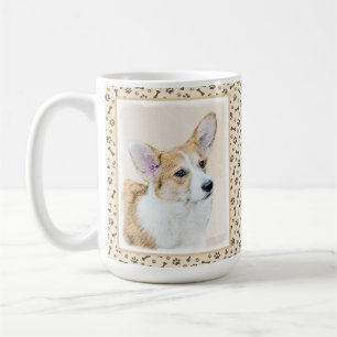 Mug Pembroke Welsh Corgi Peinture - Art Chien original