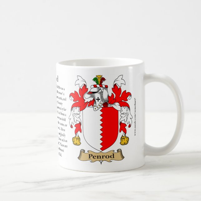 Mug Penrod, l'origine, la signification et la crête (Droite)