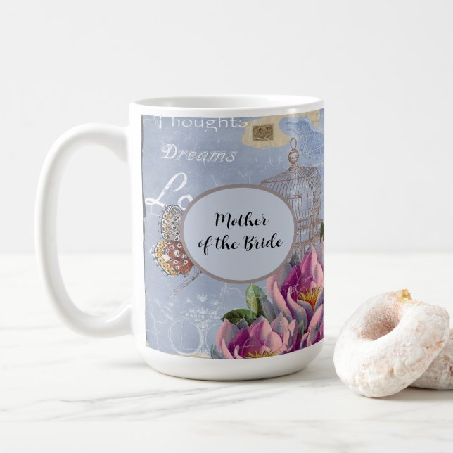 Mug Pensées de Rêves d'Amour Victoriennes de la Mère d (Avec donut)