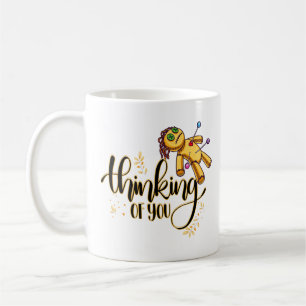 Mug Penser à vous drôle Halloween Poupée vaudou