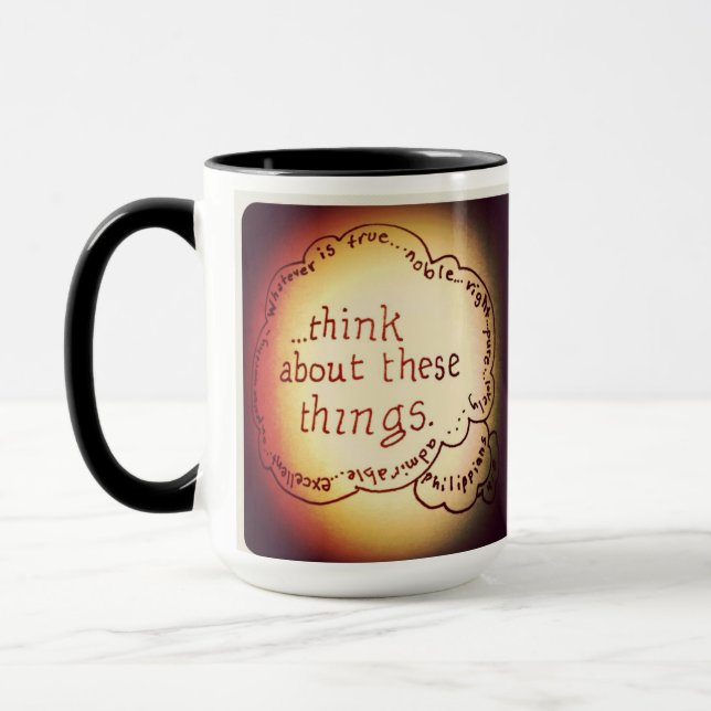Mug Pensez à ces choses (Gauche)