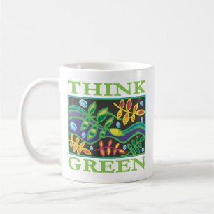 Mug Pensez au De l'environnement vert