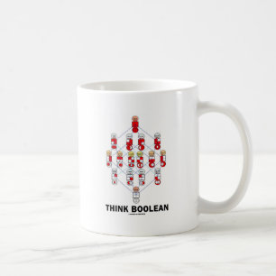 Mug Pensez booléen (le diagramme de Hasse)