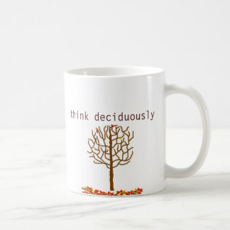 Mug pensez deciduously