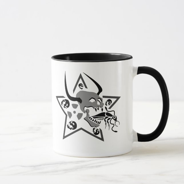 Mug Pentagramme crânien (Droite)