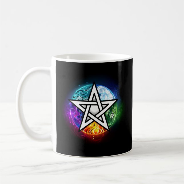 Mug pentagramme du Wiccan (Gauche)