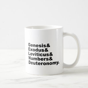 Mug Pentateuch  Genesis Exodus Leviticus Numbers...