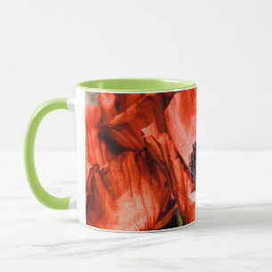 Mug Pépites rouges & Fleurs en pierre Flora Cadeaux d'