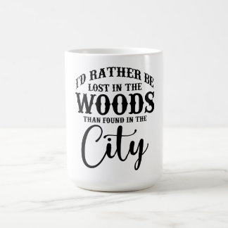 Mug perdu dans les bois
