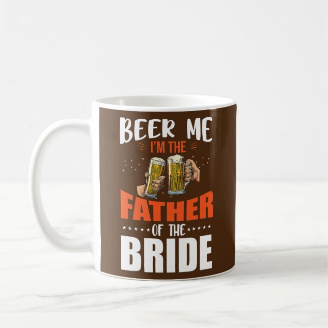 Mug Père De L'Épouse Pour La Fête des pères Papa Papa  (Gauche)