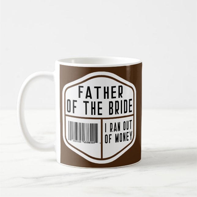 Mug Père du Mariage de baccalauréat de la mariée Reche (Gauche)
