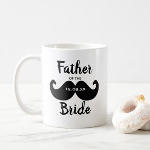 Mug Père élégant classique de la mariée Mustache