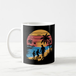 Mug Père et 2 fils beach soccer