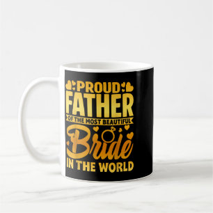 Mug Père fier de la mariée Amour paternel Mariage