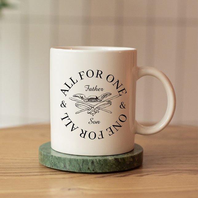 Mug Père Fils tout pour un mousquetaire cadeau Fête de (Créateur téléchargé)