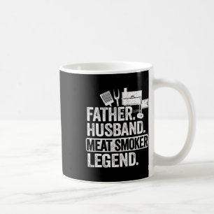 Mug Père Huse Viande Fumeur Légende Griller Papa Viand