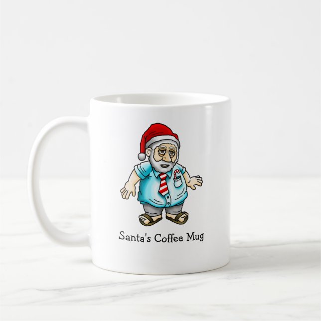 Mug Père Noël à Sandales (Gauche)
