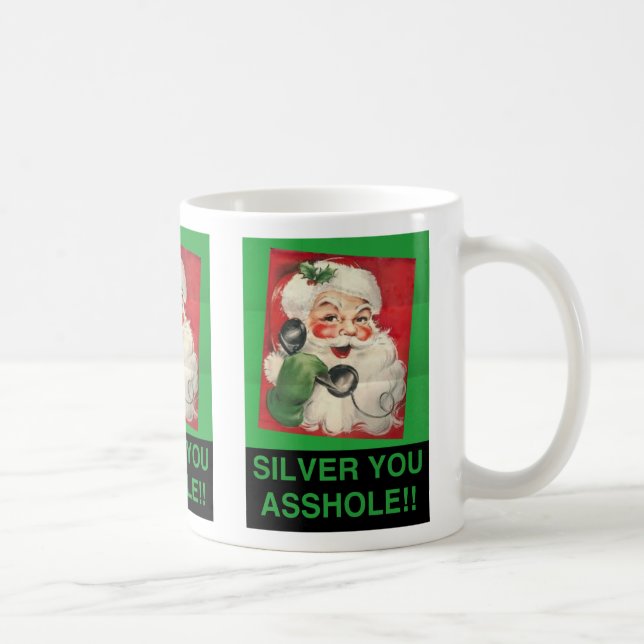 Mug Père Noël argenté (Droite)