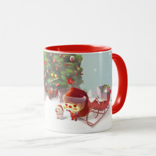 Mug Père Noël avec arbre de Noël