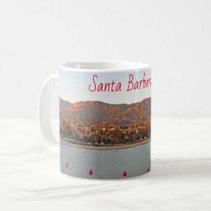 Mug Père Noël Barbara, Californie coucher de soleil mo
