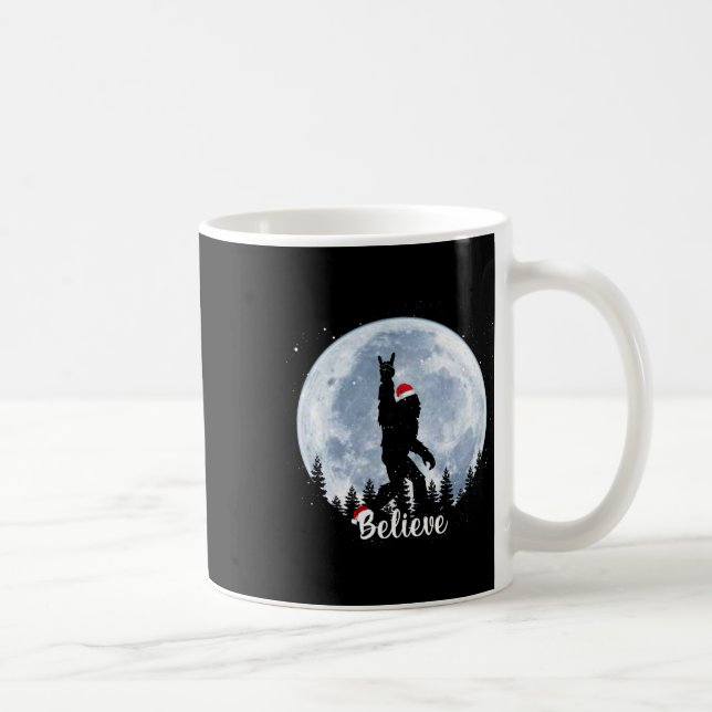Mug Père Noël Bigfoot Christmas Rock Roll Sasquatch Be (Droite)