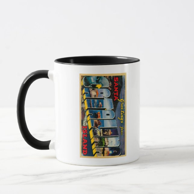 Mug Père Noël Catalina Island, Californie (Gauche)
