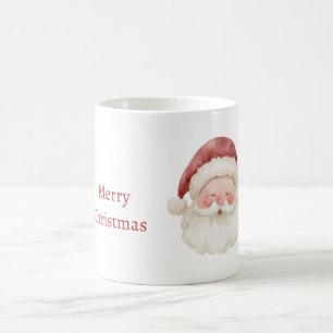 Mug Père Noël chapeau rouge de Noël