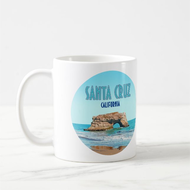 Mug Père Noël Cruz California Natural Bridges State Be (Gauche)
