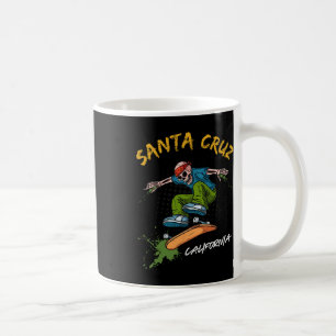 Mug Père Noël-cruz Skeleton Skateboard Beach Funny Hal