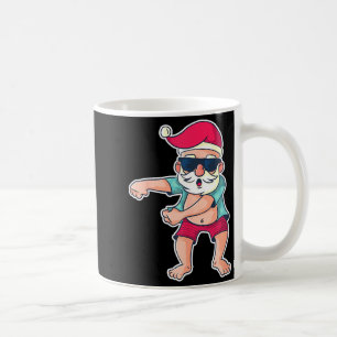 Mug Père Noël danse avec du fil dentaire Noël X-mas Ca