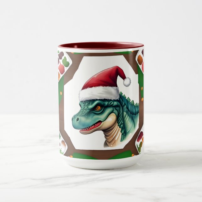 Mug Père Noël Dinosaur (Centre)