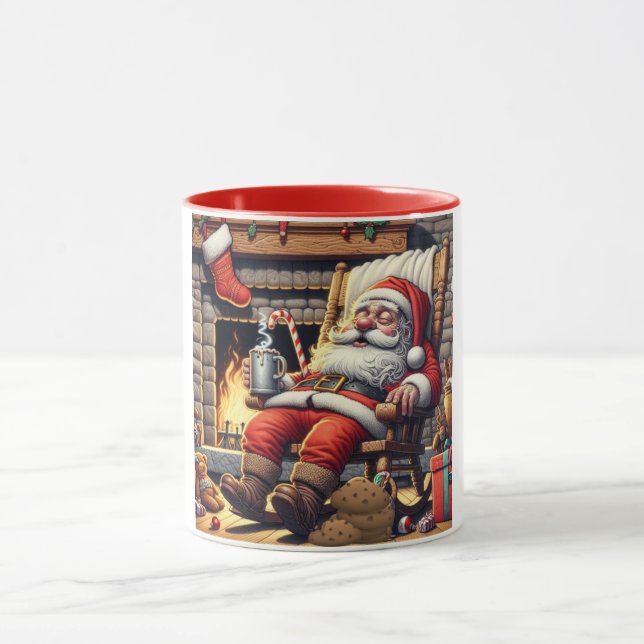 Mug Père Noël dort Noël (Centre)