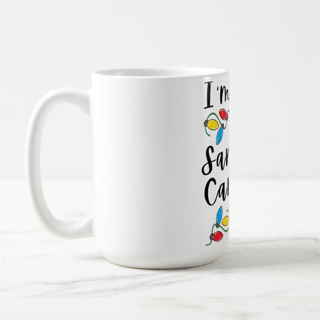 Mug Père Noël Est Venu Deux Fois Pun Adulte Famille No (Gauche)