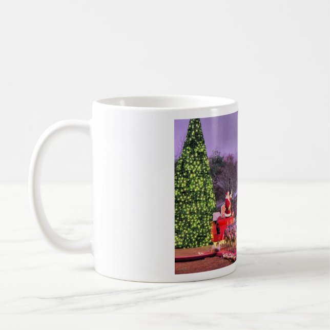 Mug Père Noël et le Express polaire (Gauche)