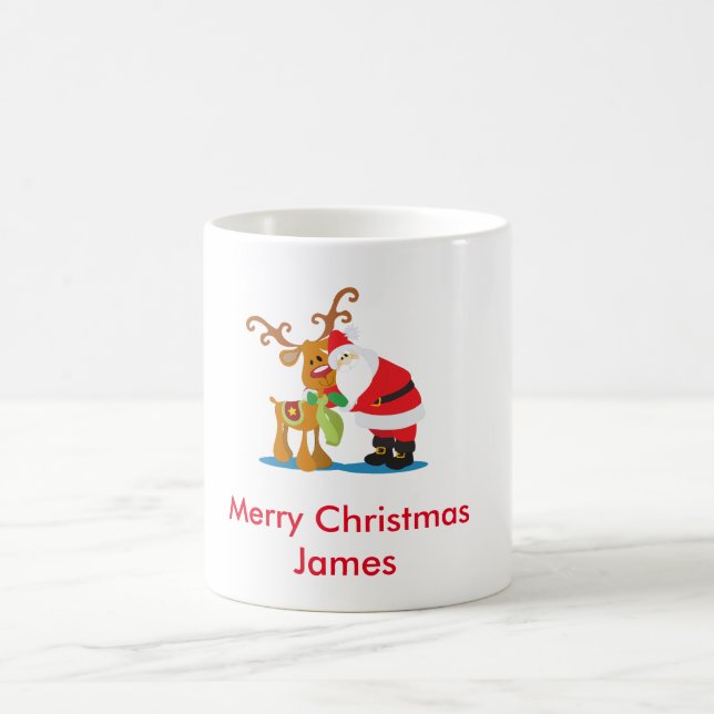 Mug Père Noël et Rudolph (Centre)