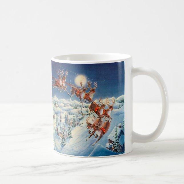 Mug PÈRE NOËL et SLEIGH par SHARON SHARPE (Droite)