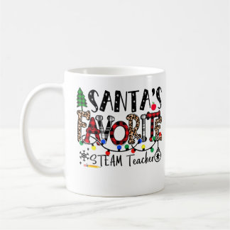 Mug Père Noël Favori Enseignant VAPEUR Drôle Bouf de N
