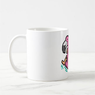 Mug Père Noël Flamant rose Floatie Funny Noël En Juill